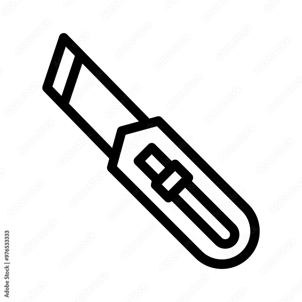 craft knife line icon craft knife line icon
