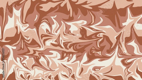 Cream, peach, desert sun, coral gradient background with noise. Abstract wavy liquid background, saturated vivid color blend. Modern design template for poster, banner, brochure, flyer, cover, website