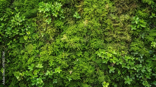 Green Moss and Plants Texture