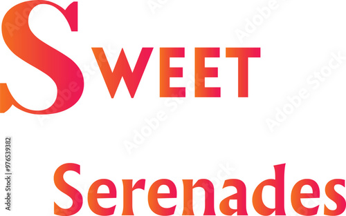 Sweet Serenades T-Shirt Creative Design with Special Quote , Adobe Illustrator Artwork