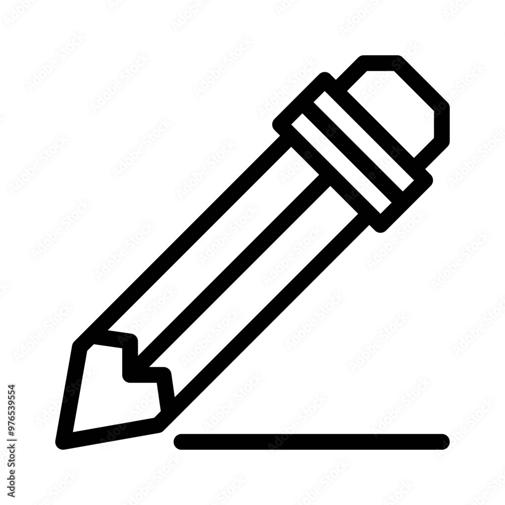 pencil line icon pencil line icon
