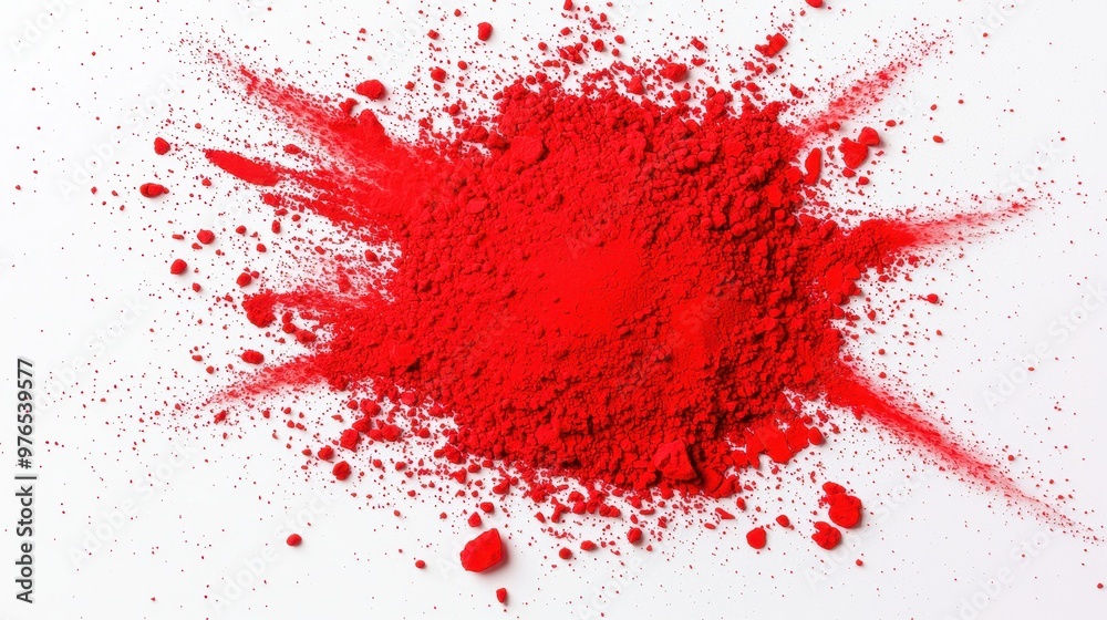 Red Powder Explosion Abstract Red Pigment Artistic Red Texture Crimson Dust White Background Red Powder Explosion Abstract Red Pigment Artistic Red Texture Crimson Dust White Background