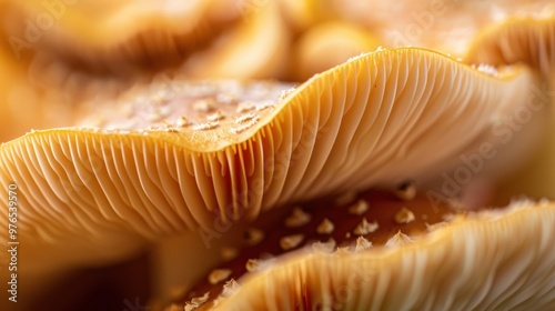 Close-Up of a Mushroom's Gills