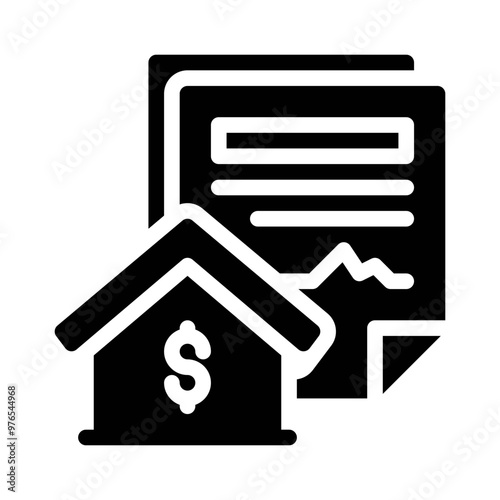 loan glyph icon
