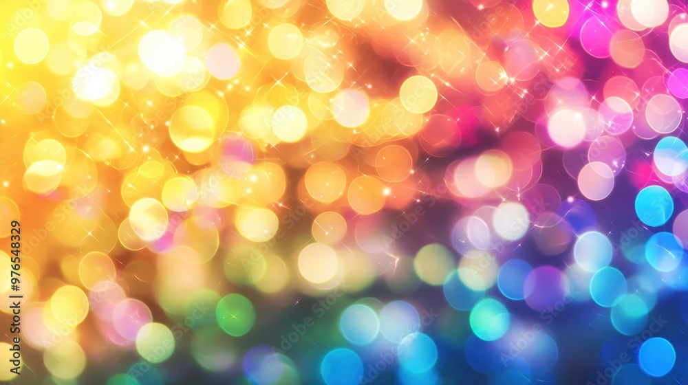 Abstract Colorful Bokeh Lights Background Abstract Colorful Bokeh Lights Background