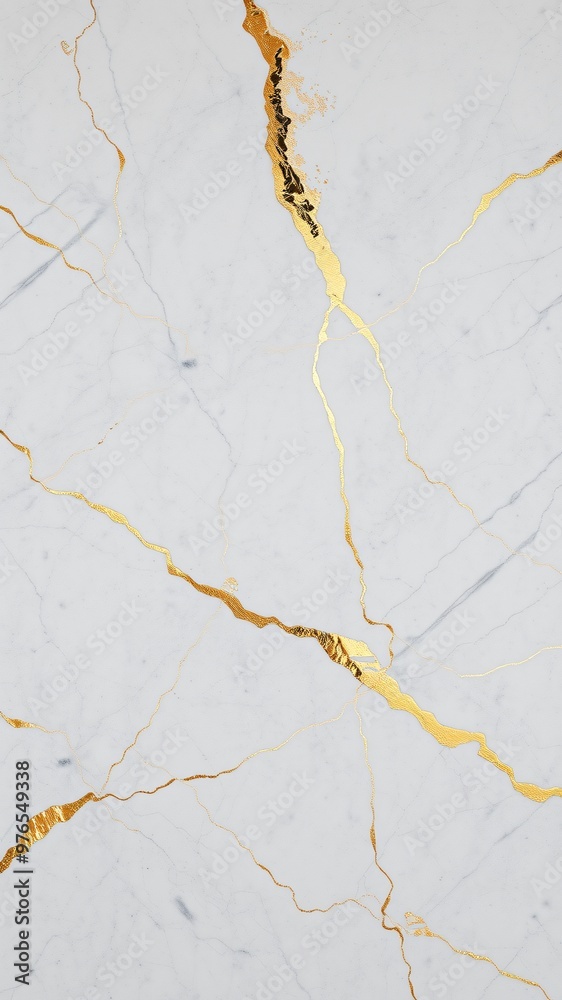 Elegant white marble surface with unique gold veins reflecting sophisticated design for home interiors or architecture Elegant white marble surface with unique gold veins reflecting sophisticated design for home interiors or architecture