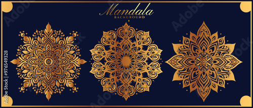 Luxury mandala design, Gold Mandala Design, High-End Mandala Art, Mandala Luxury Style