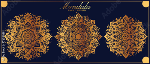 Luxury mandala design, Gold Mandala Design, High-End Mandala Art, Mandala Luxury Style