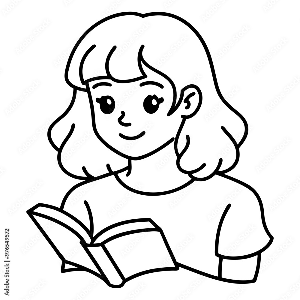 Girl reading Girl reading