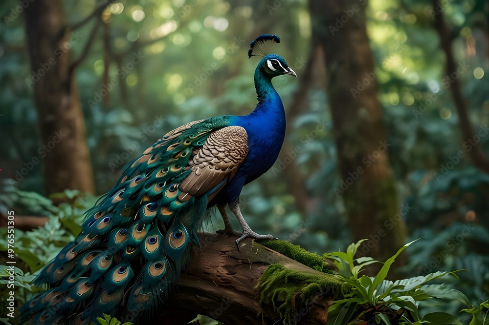 Obraz premium peacock in the park