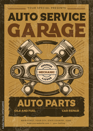 Car Garage Service Flyer