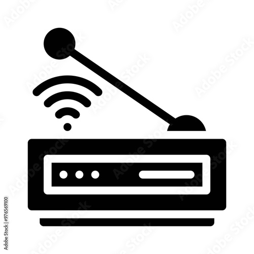 modem glyph icon