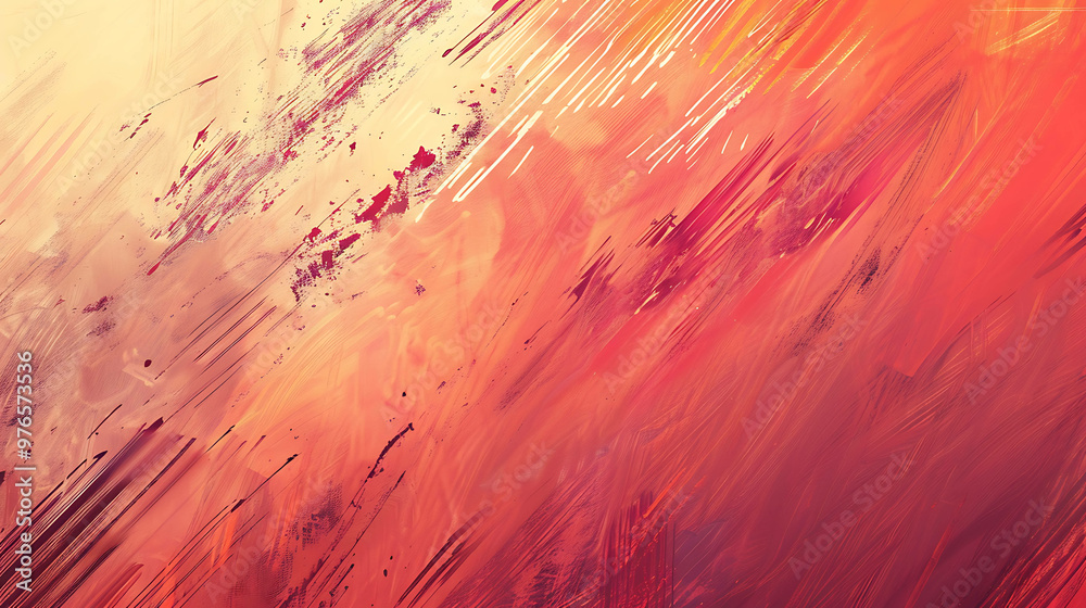 Abstract background with diagonal strokes of red, orange, and white paint, creating a dynamic and energetic design. Abstract background with diagonal strokes of red, orange, and white paint, creating a dynamic and energetic design.