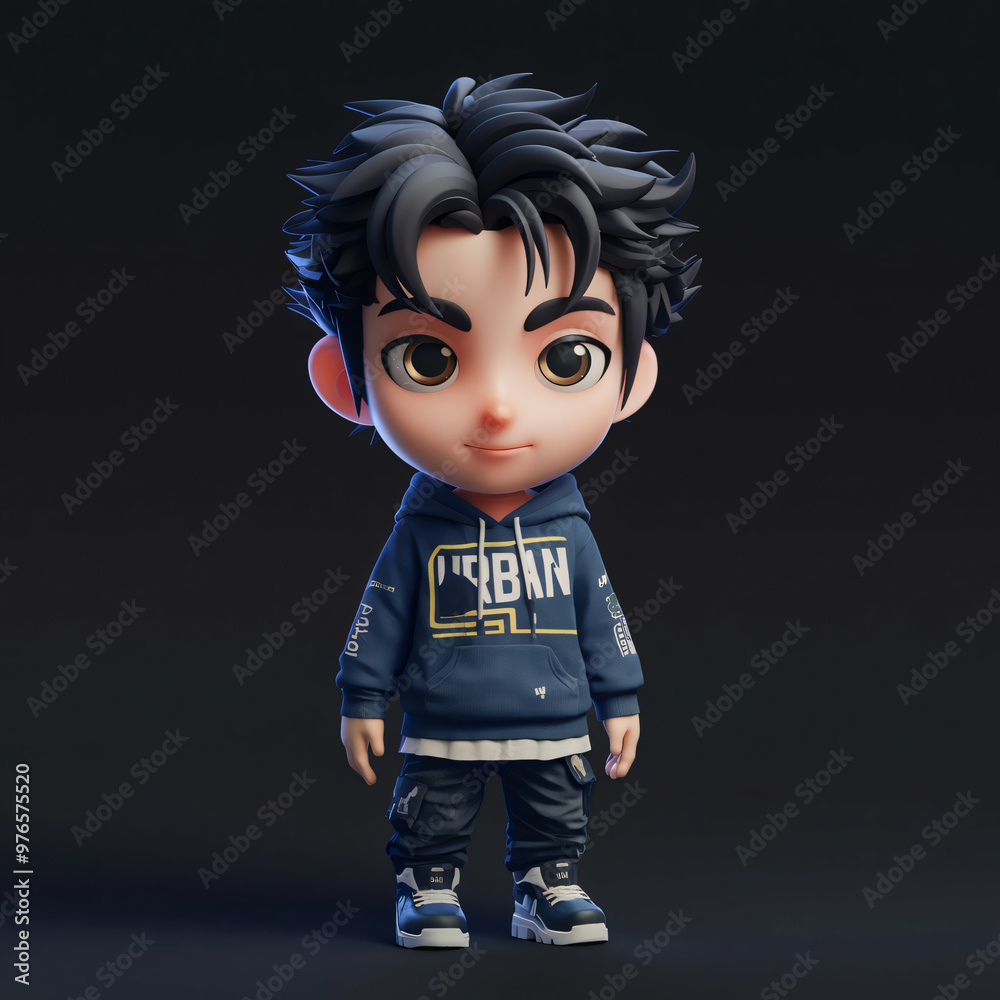Cartoon character little boy with arms raised up on a white background. 3d render illustration. cartoons. Cartoon character little boy with arms raised up on a white background. 3d render illustration. cartoons.