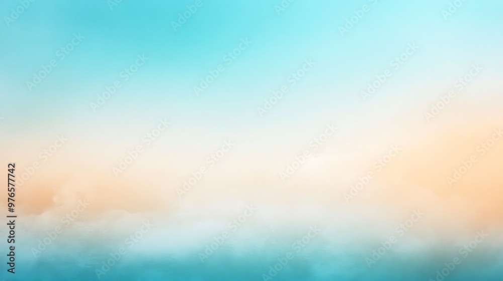 Fototapeta premium Abstract Gradient Sky with Soft Clouds and Haze