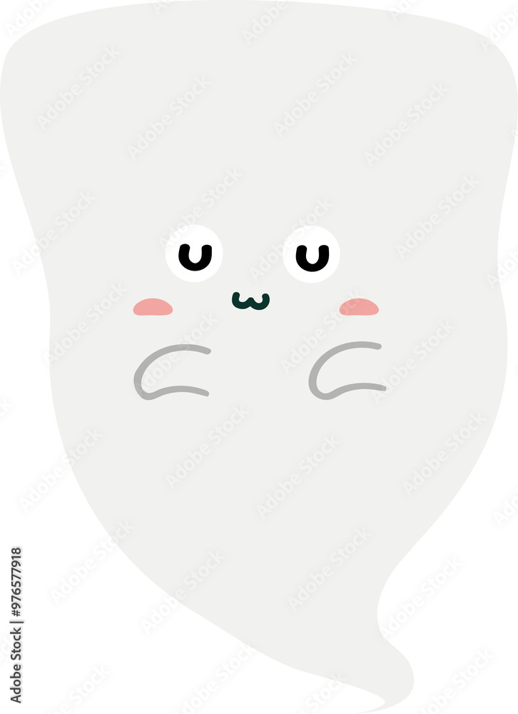 cute ghost cartoon , halloween