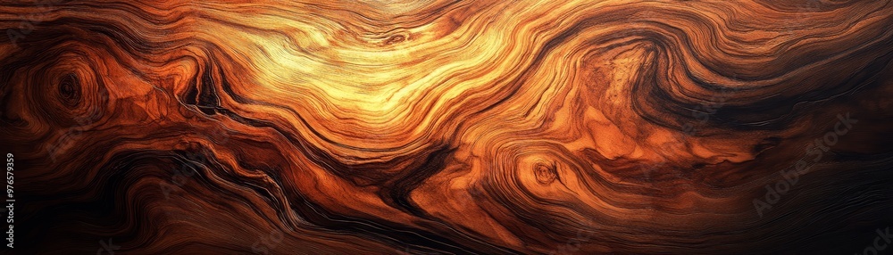 Abstract Wood Texture Rustic Brown and Orange Background