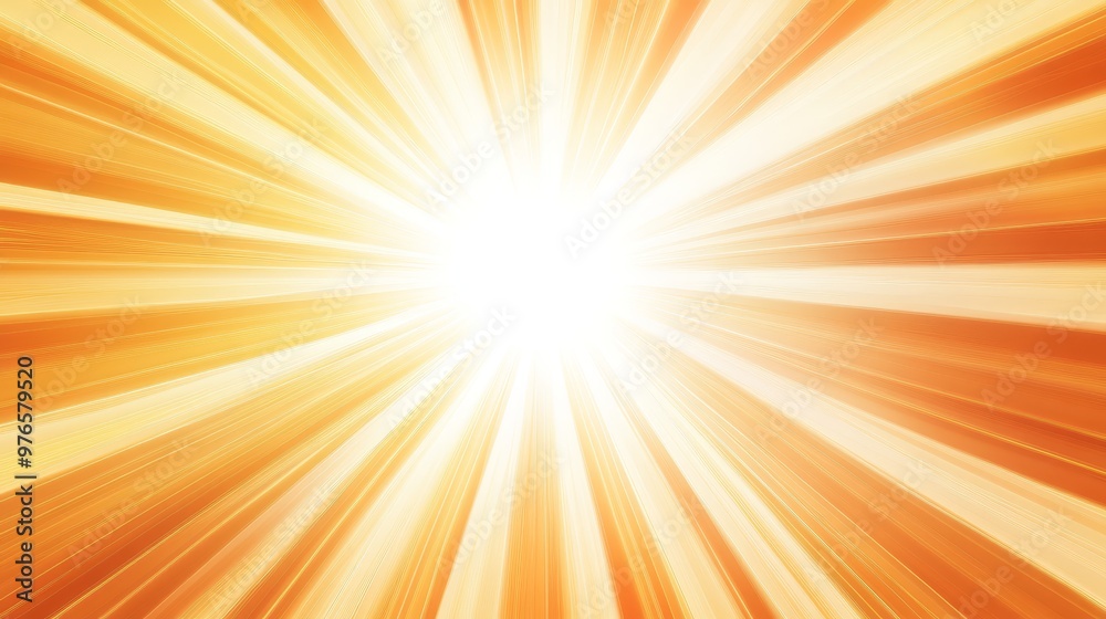 Abstract Sunburst Background with Golden Rays Abstract Sunburst Background with Golden Rays