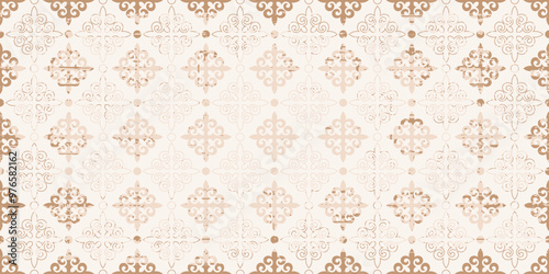 Ethnic background on the theme of Kazakh national ornament, vector design	