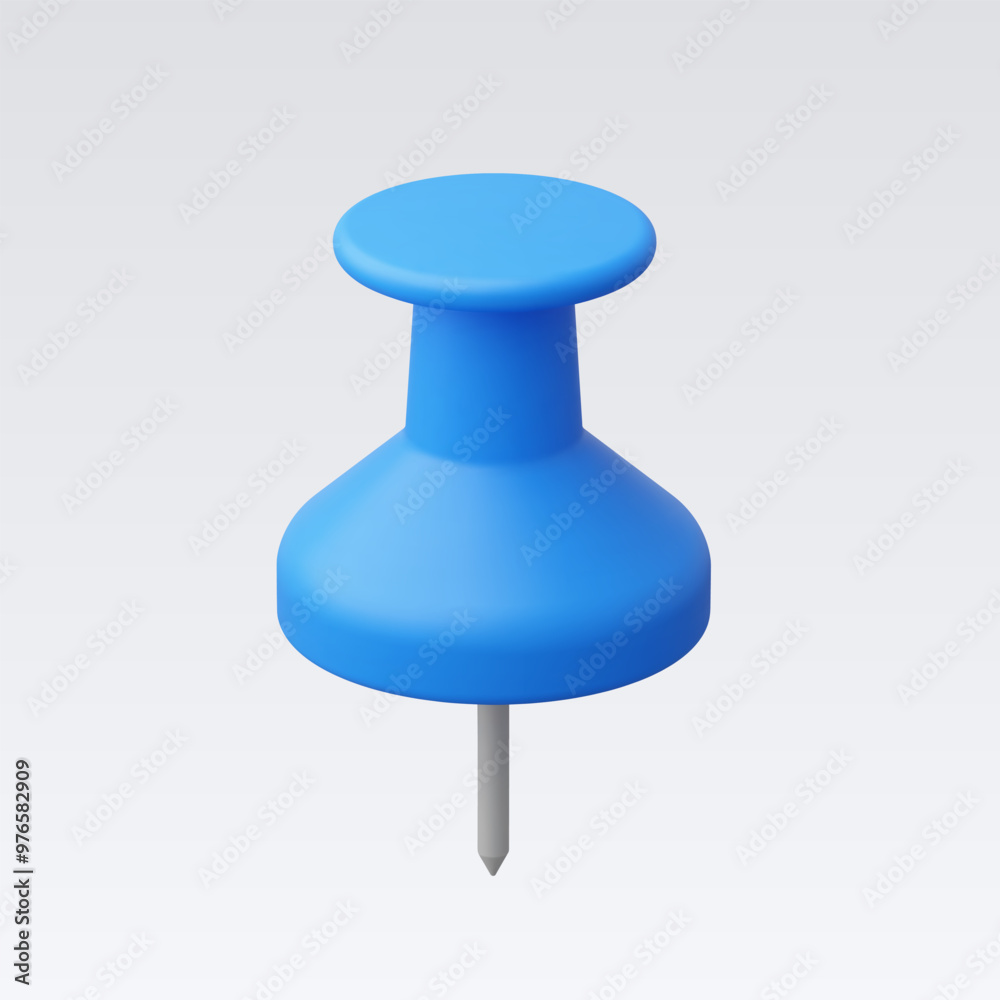 3d Realistic Paper stationary pin vector illustration 3d Realistic Paper stationary pin vector illustration