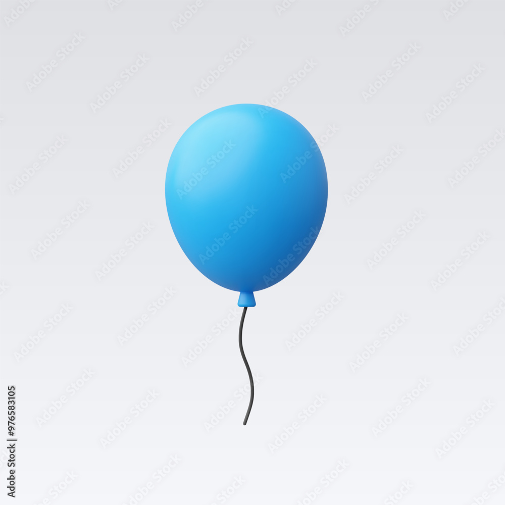 3d Realistic Balloon vector Illustration 3d Realistic Balloon vector Illustration