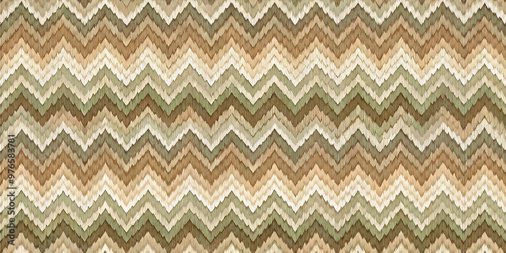 Earthy Chevron Flow: A seamless pattern of warm brown and green hues form a classic chevron design, perfect for adding a touch of natural elegance to your projects. Earthy Chevron Flow: A seamless pattern of warm brown and green hues form a classic chevron design, perfect for adding a touch of natural elegance to your projects.