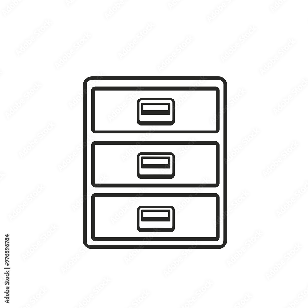 A sleek three-drawer storage unit designed for organization, ideal for office use or home crafting, offering easy access to supplies with a minimalist aesthetic A sleek three-drawer storage unit designed for organization, ideal for office use or home crafting, offering easy access to supplies with a minimalist aesthetic