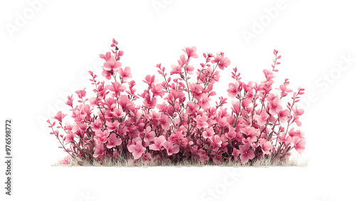 Wallpaper Mural pink flowers Torontodigital.ca