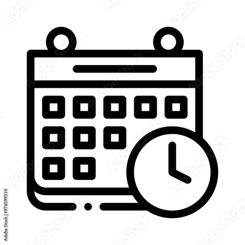 calendar line icon