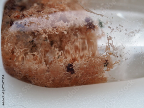 Macro Photograph of a Lodolite Stone Pendant