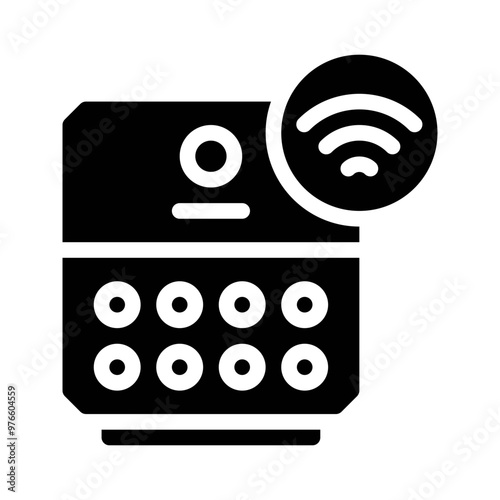 air purifier glyph icon