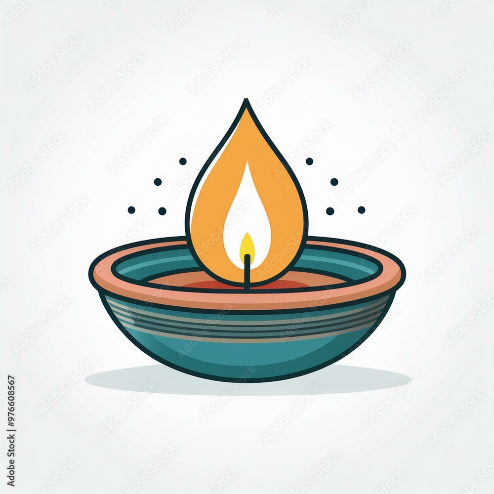 Happy Diwali diya lamp, Indian festival of lights Happy Diwali diya lamp, Indian festival of lights