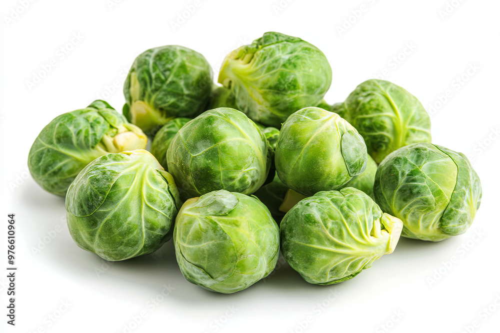 Whole Brussels sprouts isolated on white background
Whole Brussels sprouts isolated on white background