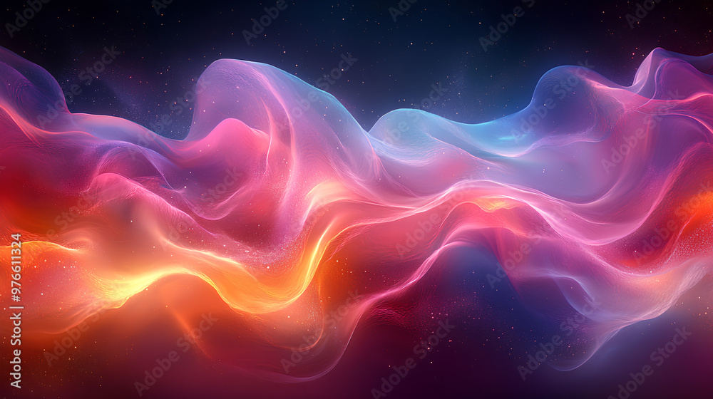Fototapeta premium abstract background with glowing lines