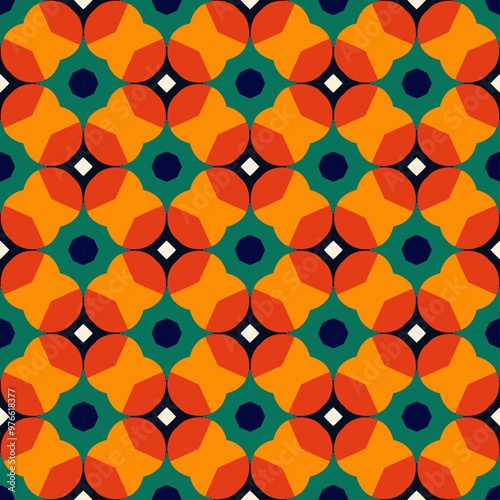 pattern geometric batik abstract