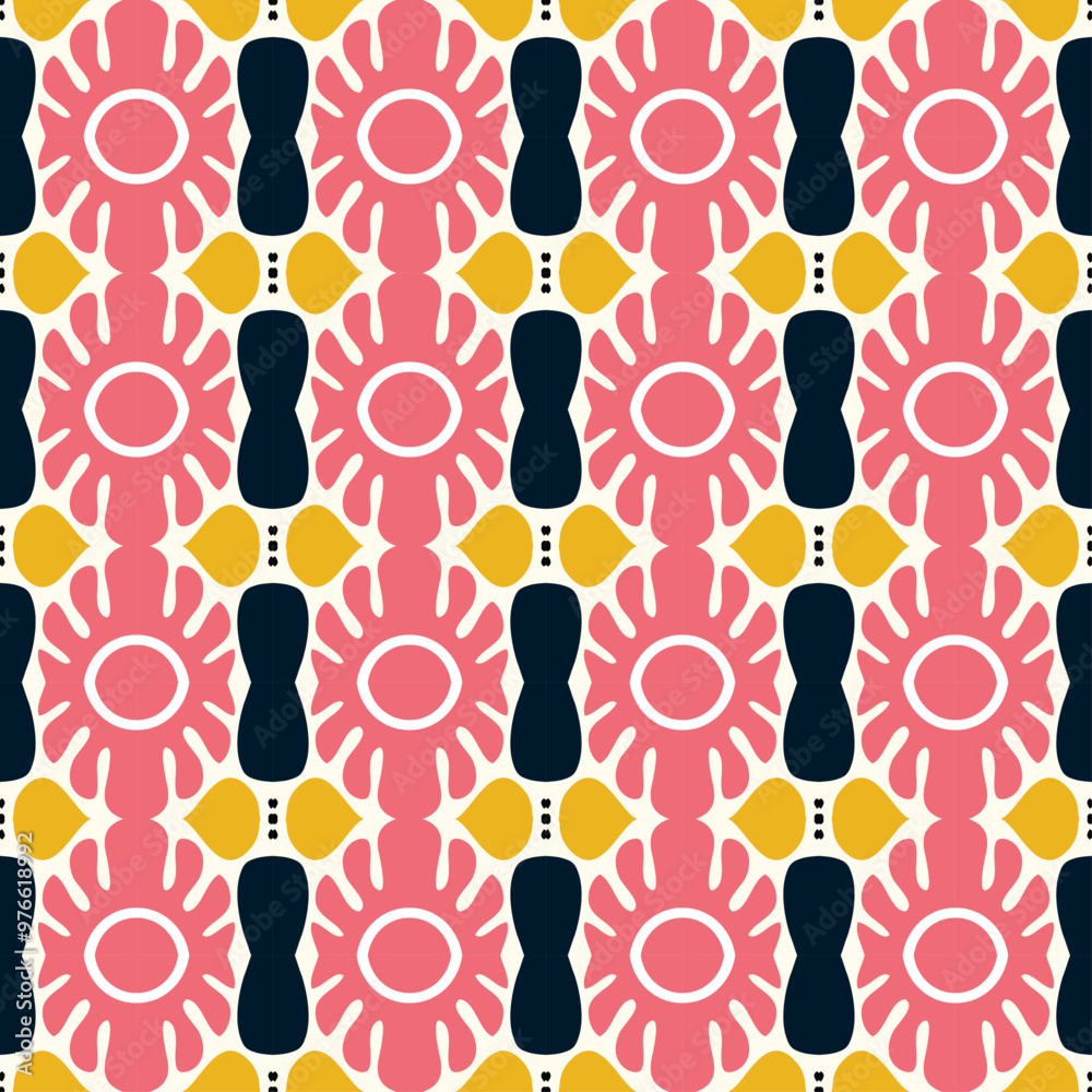 pattern geometric batik abstract