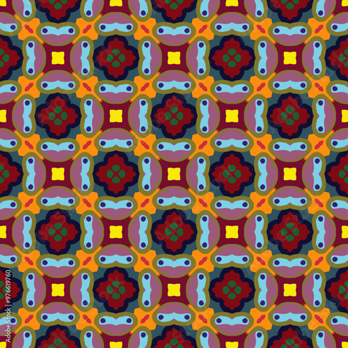 pattern geometric batik abstract
