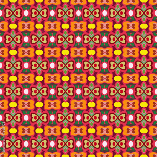 pattern geometric batik abstract