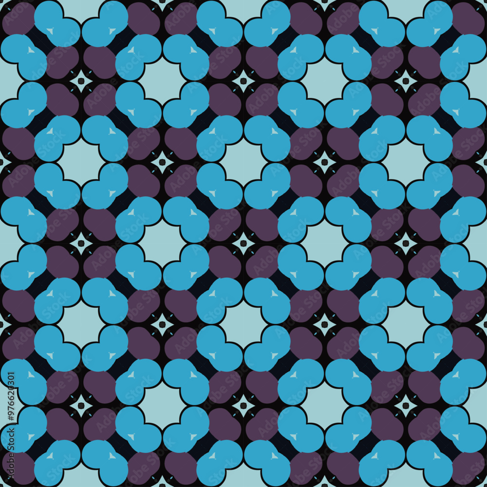 Naklejka premium pattern geometric batik abstract