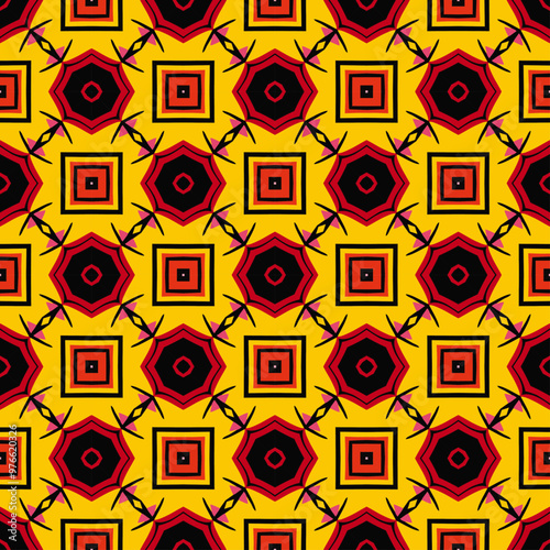 pattern geometric batik abstract