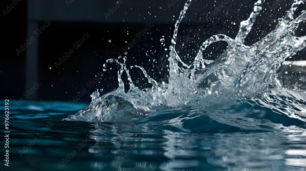 water splash isolated on white water splash isolated on white
