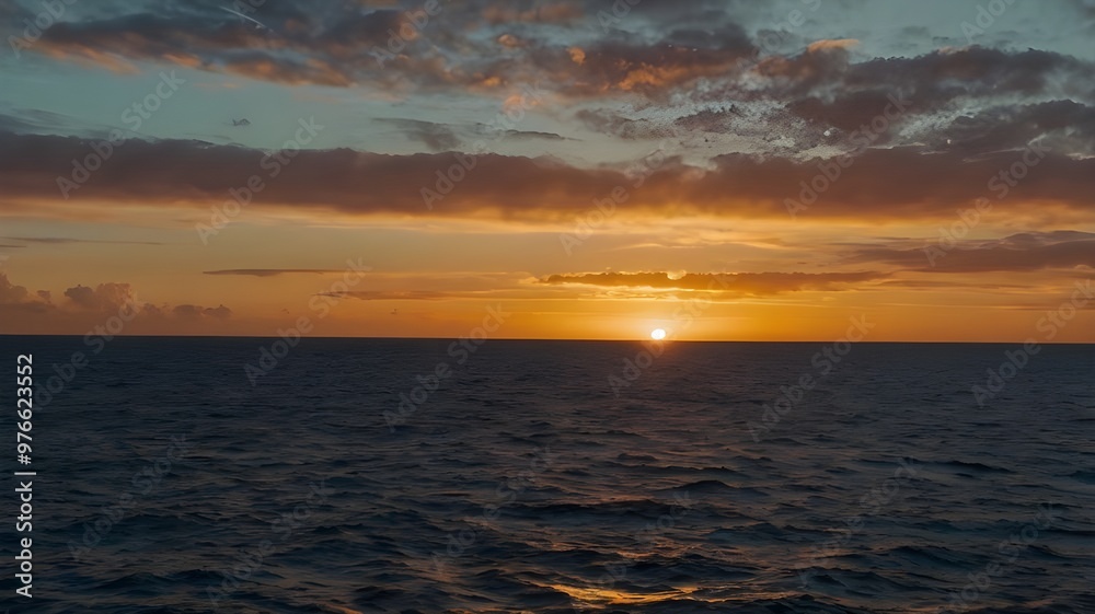 Obraz premium sunset over the sea