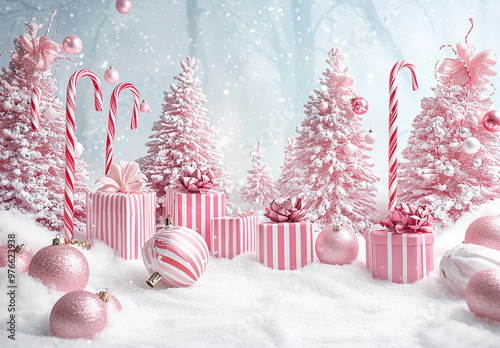 Pink Christmas Wonderland photo