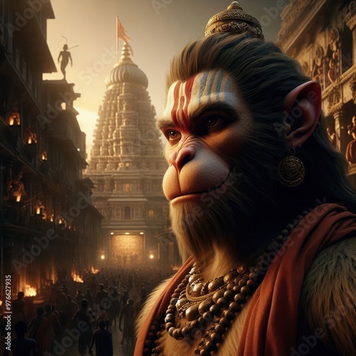 Lord ram,  Lord Hanuman photo