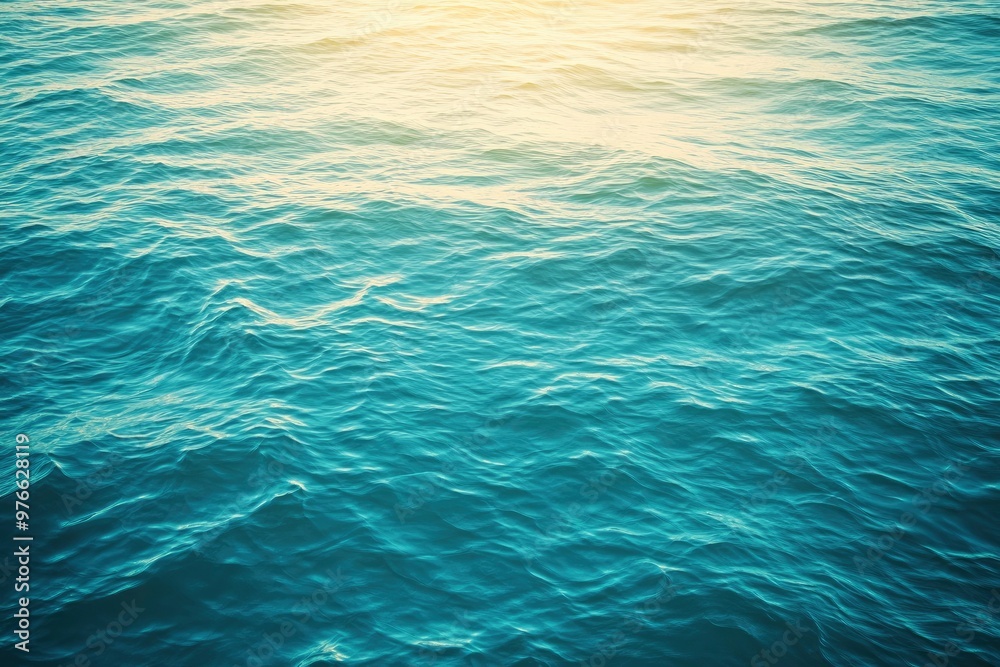 Water background texture. Sea surface in sunset light. Breezy wavy seawater. Sea water texture. Teal blue ocean view. Fresh water of lake. Relaxing natural photo wallpaper. Still water surface, ai Water background texture. Sea surface in sunset light. Breezy wavy seawater. Sea water texture. Teal blue ocean view. Fresh water of lake. Relaxing natural photo wallpaper. Still water surface, ai