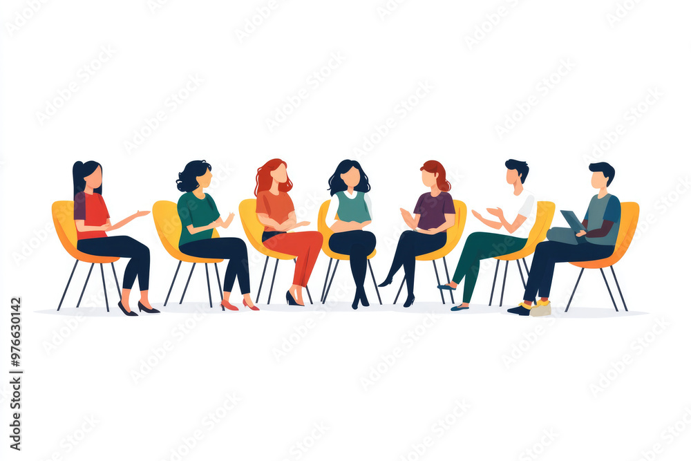 Colleagues who are talking in the office Colleagues who are talking in the office