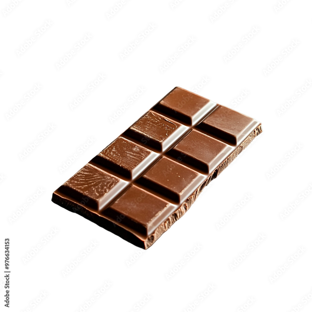 chocolate against an isolated transparent background