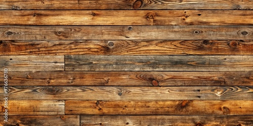 Rich, weathered wood planks for a rustic charm, seamless integration into floors, walls, or backgrounds, evoking a