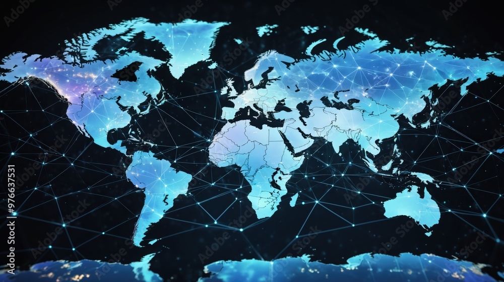 communication concept with globe and world map communication concept with globe and world map