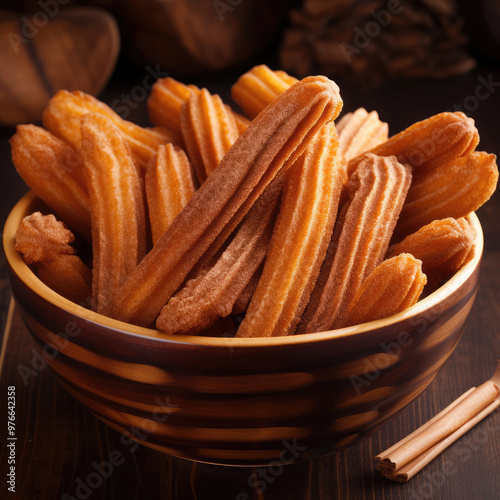 Delicious Churros Background.